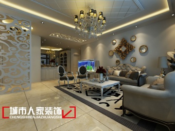 中海简欧122m²效果图欣赏